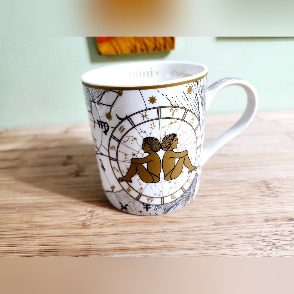 Easylife Design Gemini Mug Coffee Cup Zodiac Astrology Porcelain 350ml Mug